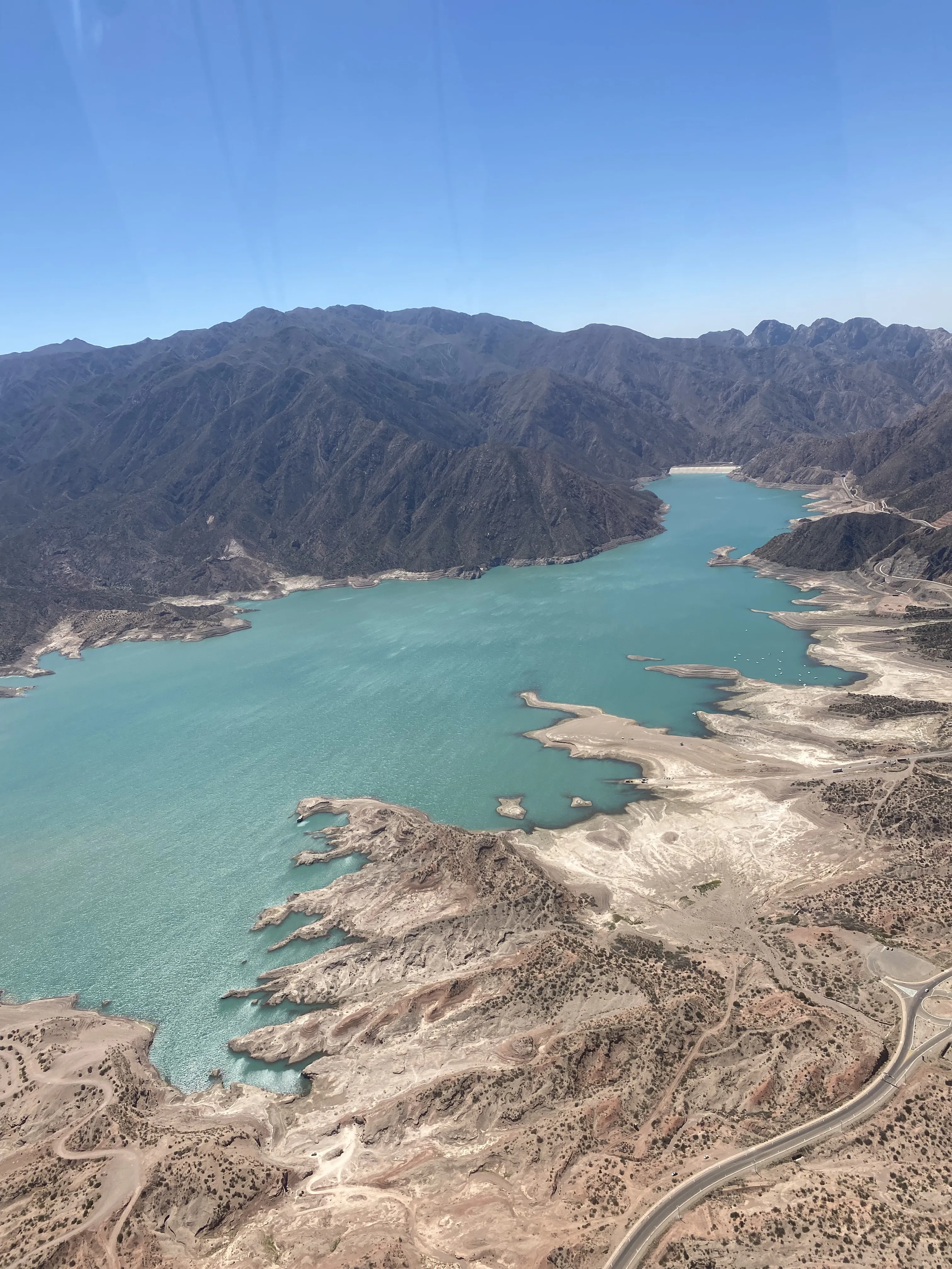 Potrerillos desde el aire
